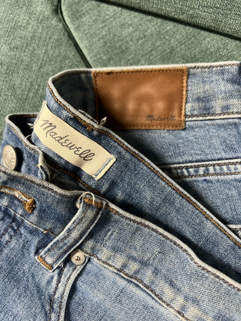 Madewell Cali Demi-Boot Denim in Medium Blue